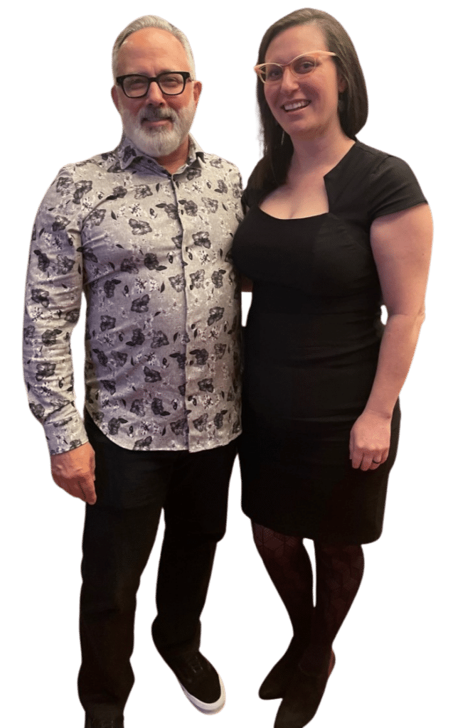 Two sales team members