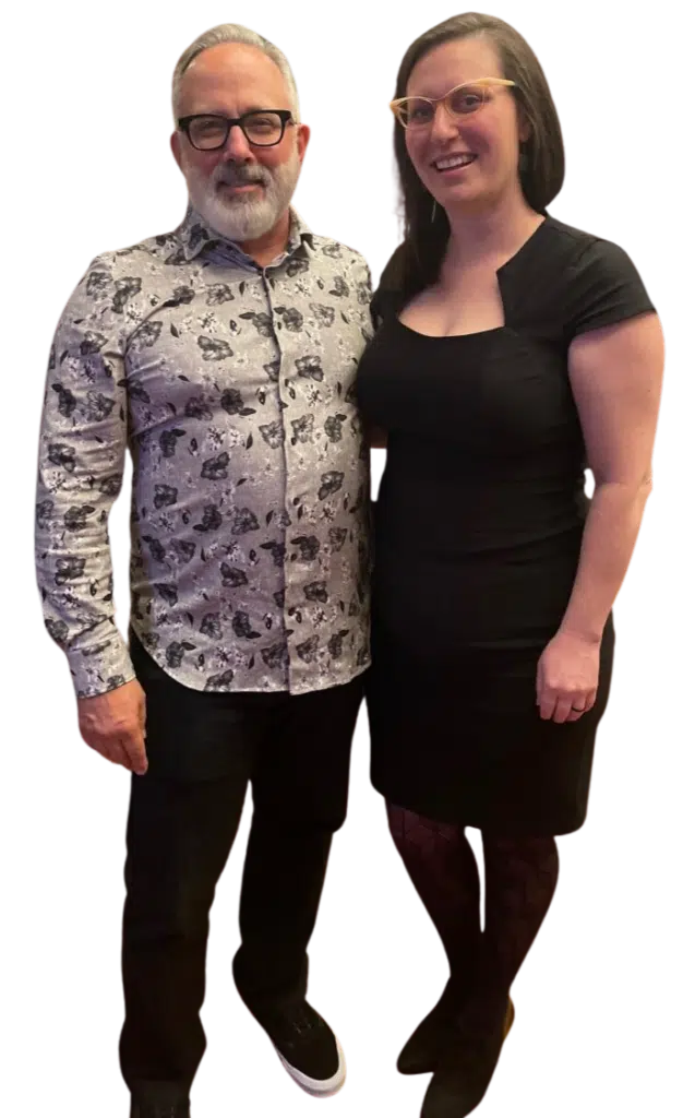 Two sales team members